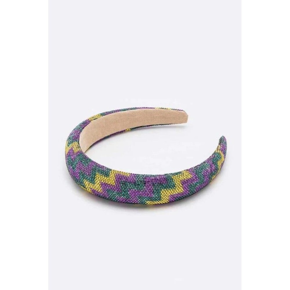 Mardi Gras Crystal Full Stone Headband